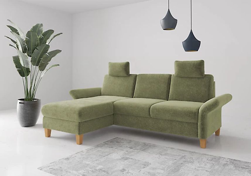 Home affaire Ecksofa »Rochelle, L-Form«, wahlweise mit Armteilverstellung, günstig online kaufen