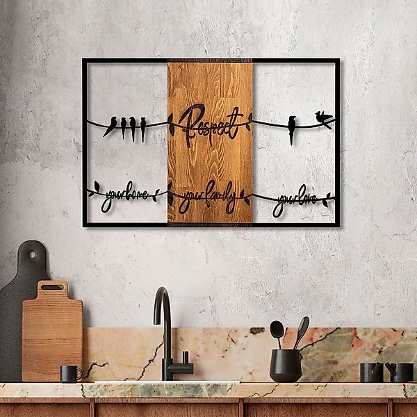 Wallity Wanddekoobjekt 100% WOODEN günstig online kaufen