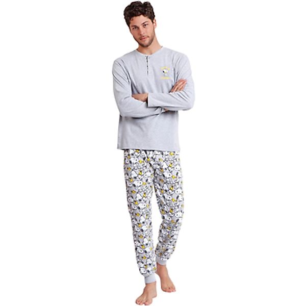 Admas  Pyjamas/ Nachthemden Pyjama Hose Top Langarm Snoopy Funny Peanuts günstig online kaufen