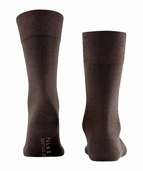 FALKE Sensitive Berlin Herren Socken, 39-42, Braun, Uni, Schurwolle, 14416- günstig online kaufen