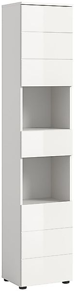 xonox.home Hochschrank Weiß Hochglanz Siphonausschnitt Melamin günstig online kaufen
