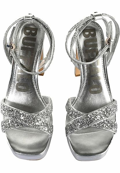 Buffalo High-Heel-Pumps "Buffalo Buffalo June Glam - Vegan Nappa/Glitter" günstig online kaufen