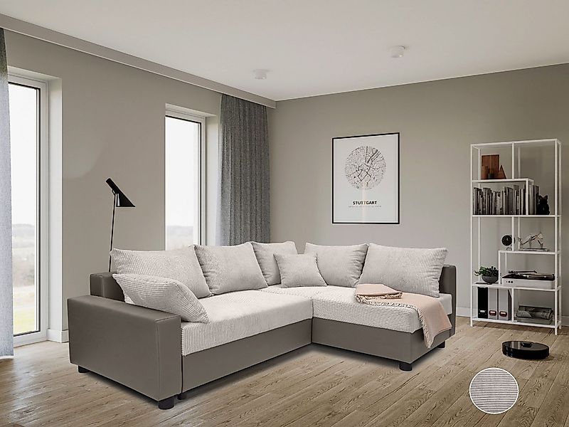 COLLECTION AB Ecksofa "Parma L-Form" mit Schlaffunktion und Bettkasten, ink günstig online kaufen