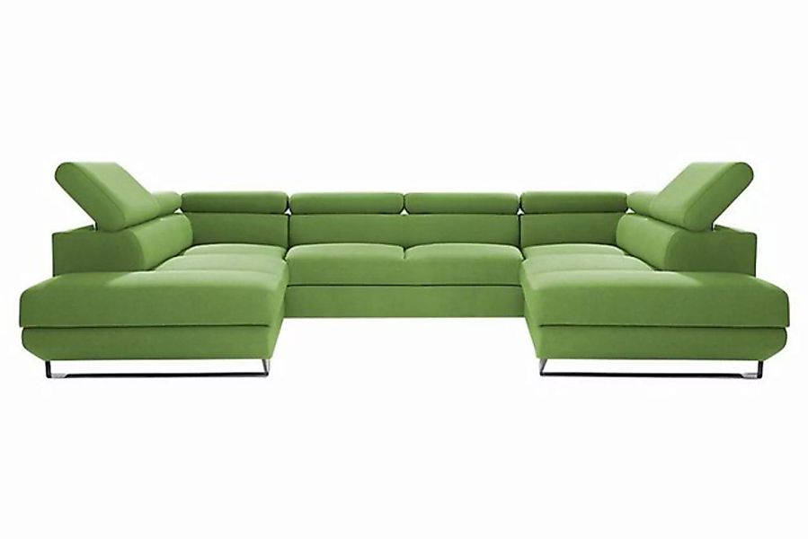 JVmoebel Ecksofa Wohnlandschaft Ecksofa Stoff U-Form Couch Design, Made in günstig online kaufen