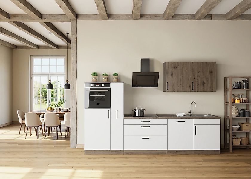 wiho Küchen Küchenzeile "Elba, TOPSELLER" wahlweise mit Hanseatic E-Geräten günstig online kaufen