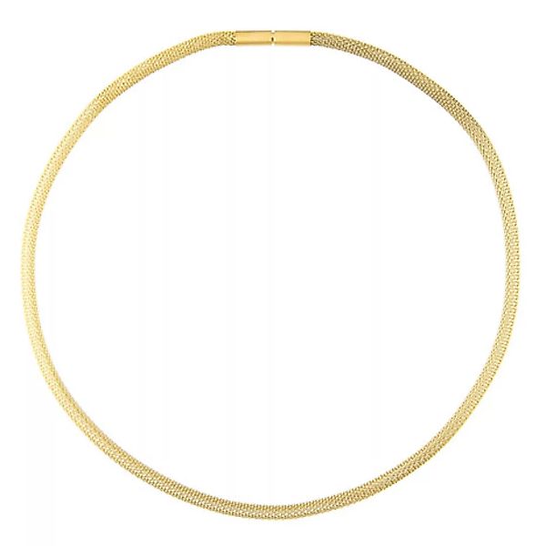 Ernstes Design Strickkette, 4 mm, Gelbgold beschichtet, 45 cm günstig online kaufen