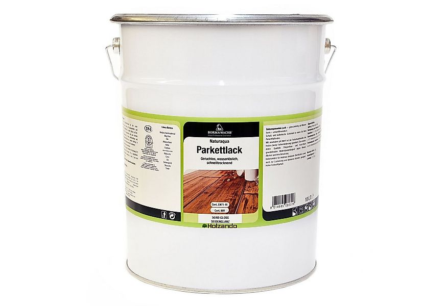 BORMA Treppen- und Parkettlack Parkettlack auf Wasserbasis - 10 Liter, matt günstig online kaufen