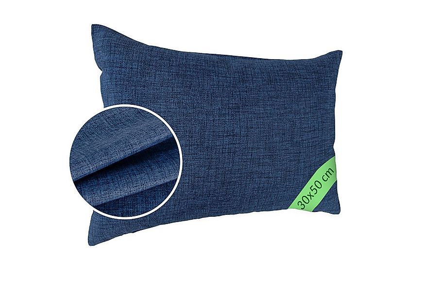 ANRO Dekokissen MrJack Kissenbezug Leinenoptik Deko Kissen Uni, Kissenbezug günstig online kaufen