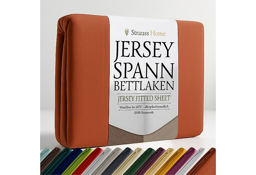 Strauss Home Spannbettlaken Premium, Gummizug: Rundumgummi, 150gr/m2 Premiu günstig online kaufen