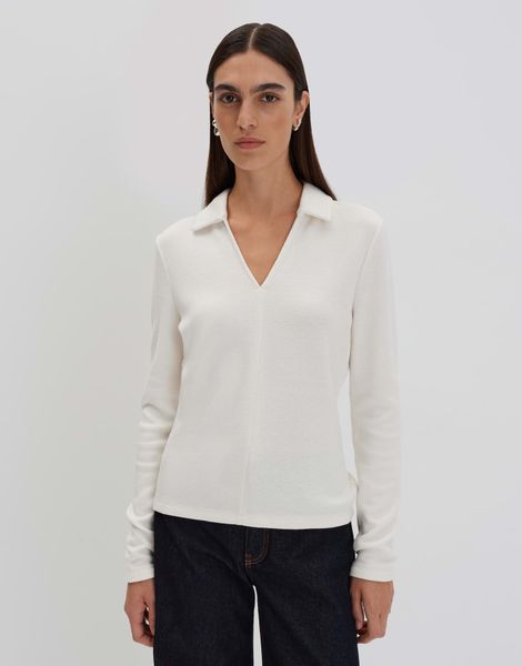 someday Langarm-Poloshirt Poloshirt KIKY Slim aus günstig online kaufen