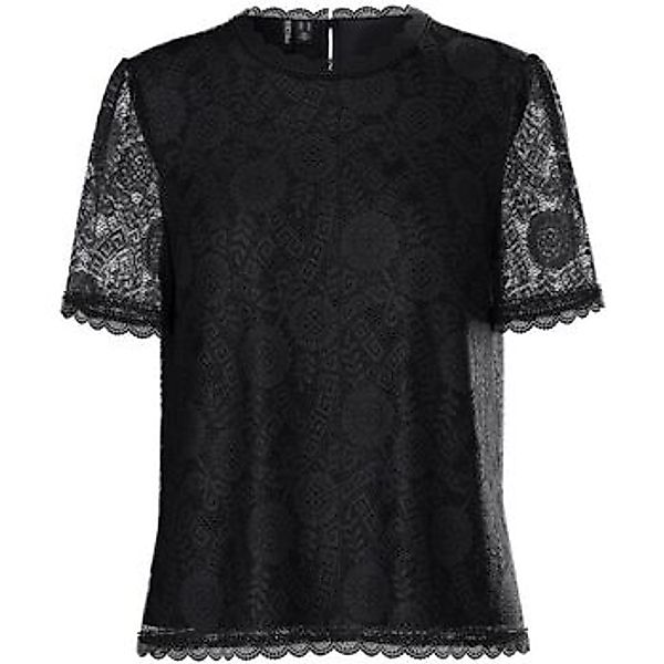 pieces Spitzenshirt PCOLLINE SS LACE TOP günstig online kaufen
