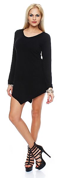 Mississhop Sommerkleid Asymmetrisches Damenkleid mit langen günstig online kaufen