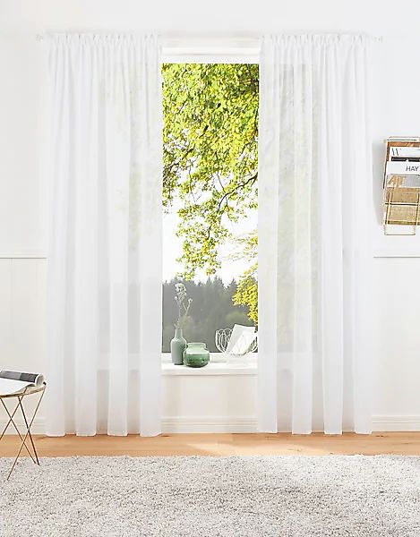 LeGer Home by Lena Gercke Vorhang »Lanea«, (1 St.), Leinenoptik, 1 Schal, v günstig online kaufen