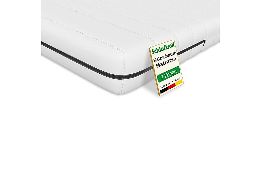 Kaltschaummatratze Orthopädische Matratze 140x200 & 90x200 H2/H3 – 7 Zonen, günstig online kaufen