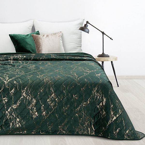 Design91 Tagesdecke Mikrofaser Sommerdecke Bettüberwurf Goldendes günstig online kaufen