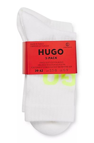 HUGO Underwear Freizeitsocken "3P QS NEON LOGO CC", (Packung, 3 Paar, 3er), günstig online kaufen