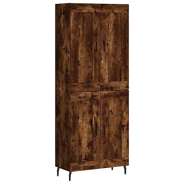 vidaXL Highboard Räuchereiche 69,5x34x180 cm Holzwerkstoff 3199702 günstig online kaufen