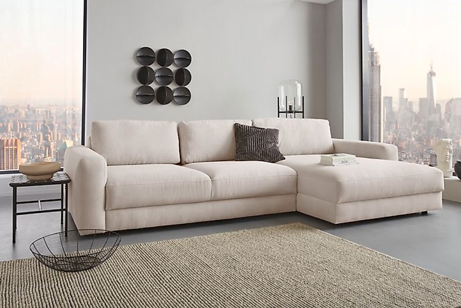 Home affaire Ecksofa »Bloomfield, elegant, viel Platz, Mega Couch, Breite 3 günstig online kaufen