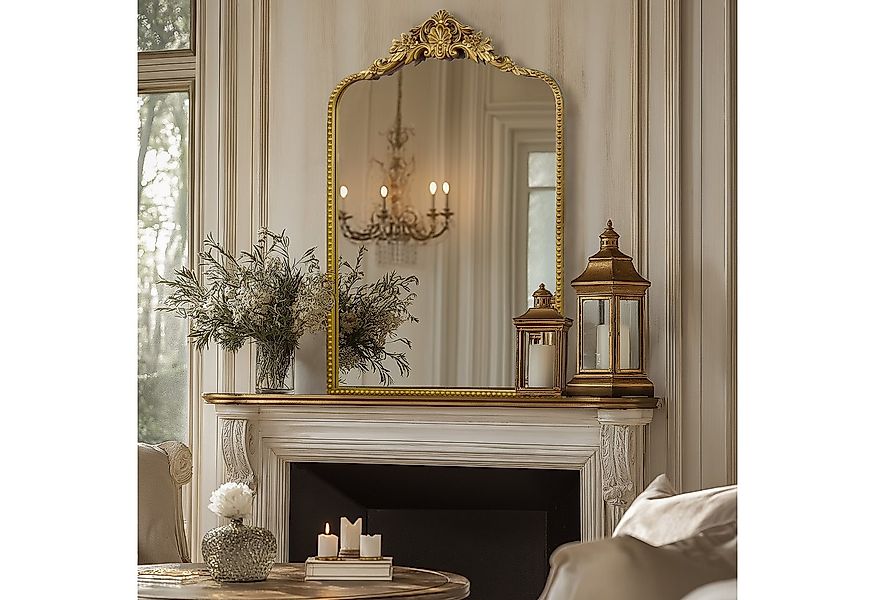 G-LEAF Ganzkörperspiegel im Barockstil, freistehend, wandmontiert oder an d günstig online kaufen