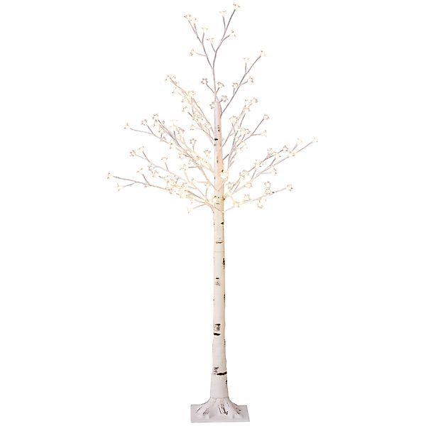 HOMCOM LED Lichterbaum 150 cm LED Baum mit 120 warmweißen LEDs, 3 Helligkei günstig online kaufen
