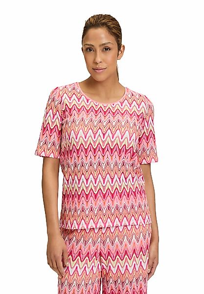 Betty Barclay Kurzarmshirt "Betty Barclay Damen Spitzenshirt mit Rippbündch günstig online kaufen