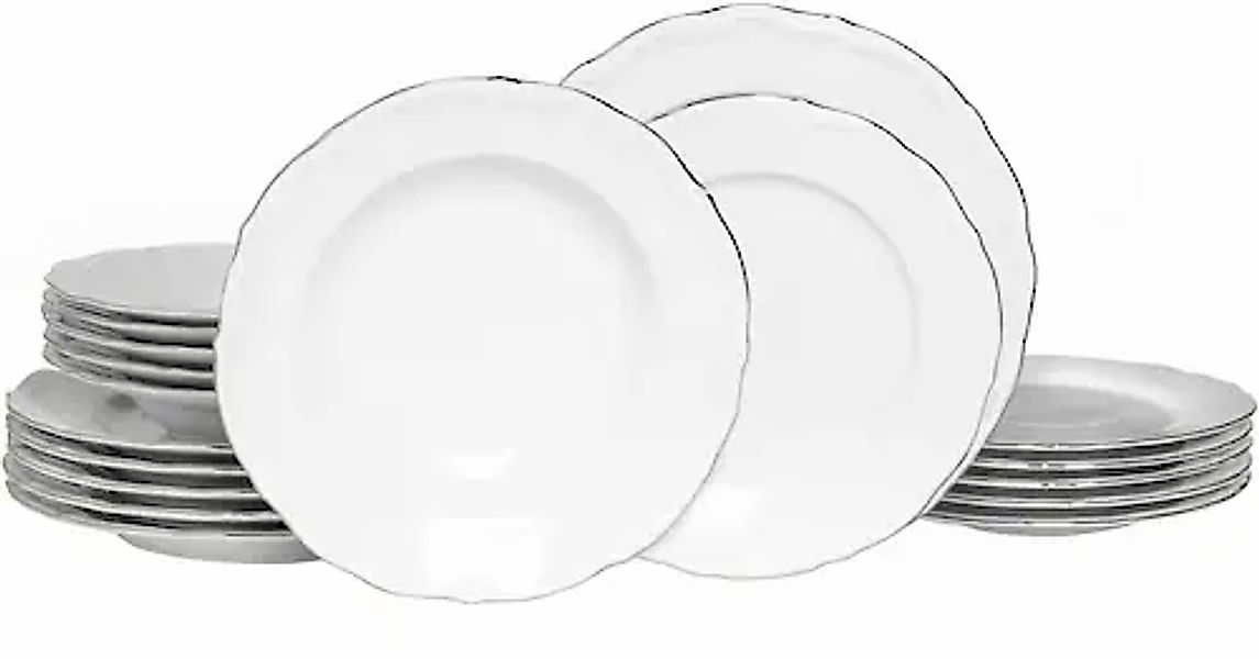 CreaTable Teller-Set »Maria Theresia, Tellerset 18-tlg« Traditionelle Porze günstig online kaufen