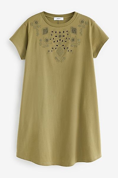 Next Minikleid Besticktes Mini-Sommerkleid aus Jersey günstig online kaufen
