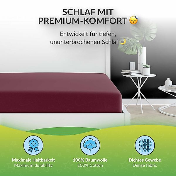 etérea Himmlische Qualität Spannbettlaken etérea Comfort Jersey 2er Set Spa günstig online kaufen