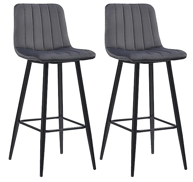 Ofcasa Barhocker Samt Barstuhl (2er Set), günstig online kaufen