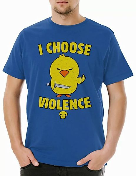 Urban Backwoods Print-Shirt I Choose Violence Rubber Duck Herren T-Shirt Gu günstig online kaufen