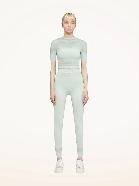 Wolford - Net Lines Leggings, Frau, aqua, Größe: XS günstig online kaufen