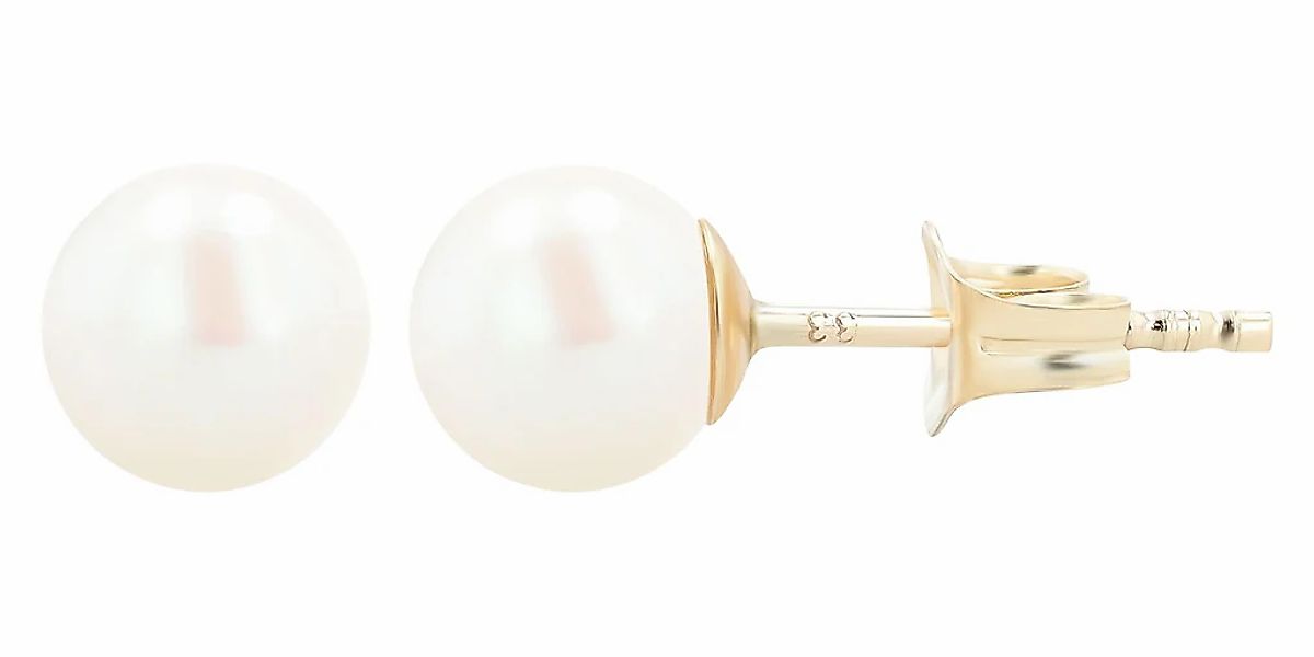 Adelia´s Paar Ohrhänger "Damen Ohrringe – Ohrstecker aus 333 Gold mit Perle günstig online kaufen