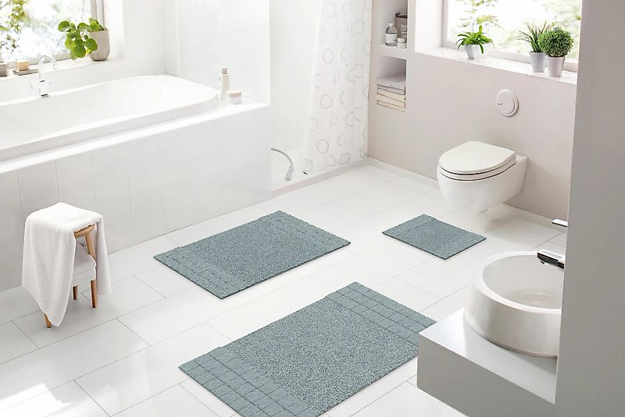 Linea Due Badematte "Chees" Höhe 14 mm rutschhemmend beschichtet fußbodenhe günstig online kaufen