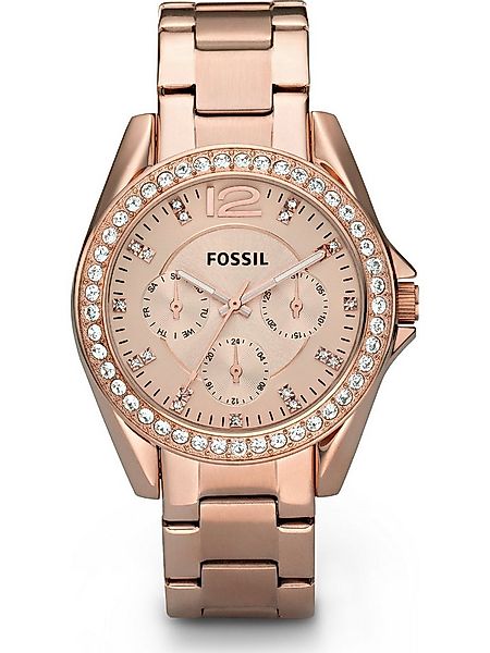 Fossil Quarzuhr Fossil Damen-Uhren Analog Quarz günstig online kaufen