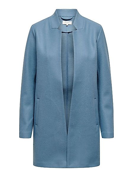 ONLY High Neck Mantel Damen Blau günstig online kaufen