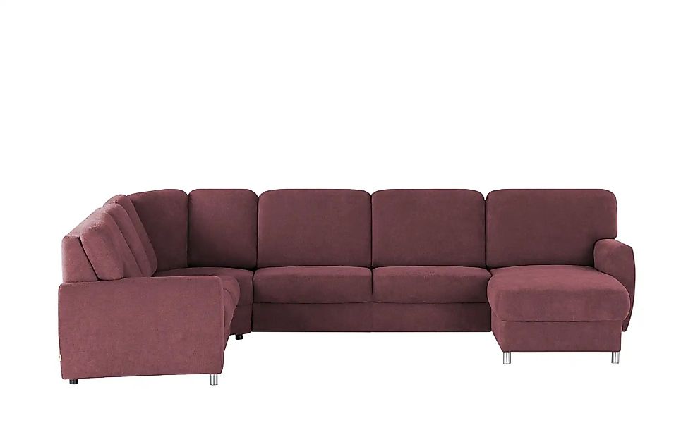smart Wohnlandschaft  Valencia ¦ rot ¦ Maße (cm): B: 341 Polstermöbel > Sof günstig online kaufen