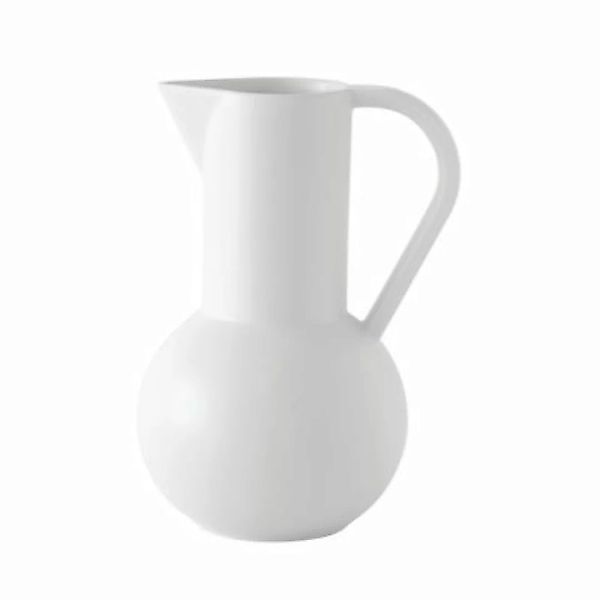 Karaffe Strøm Large keramik grau / H 28 cm - Keramik / Handgefertigt - raaw günstig online kaufen