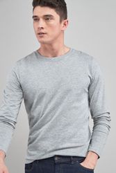 Next Langarmshirt Rundhalsshirt – Regular Fit günstig online kaufen