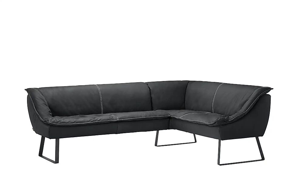 KOINOR Eckbank Leder Alino ¦ grau ¦ Maße (cm): B: 283 H: 89 T: 192.0 Bänke günstig online kaufen