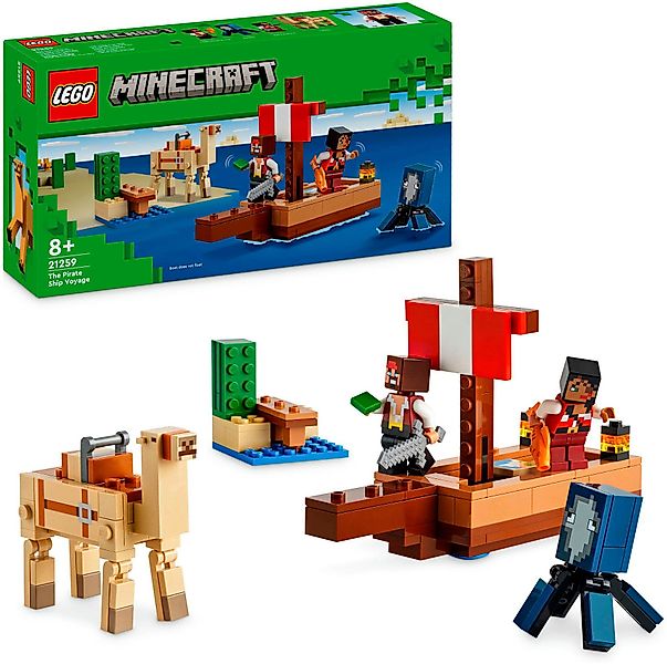 LEGO® Die Piratenschiffreise (21259), LEGO Minecraft günstig online kaufen