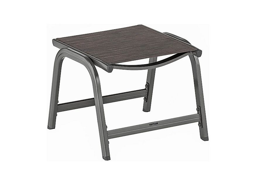 KETTLER Gartenstuhl Kettler Basic Base Hocker anthrazit / marrone NEUHEIT günstig online kaufen