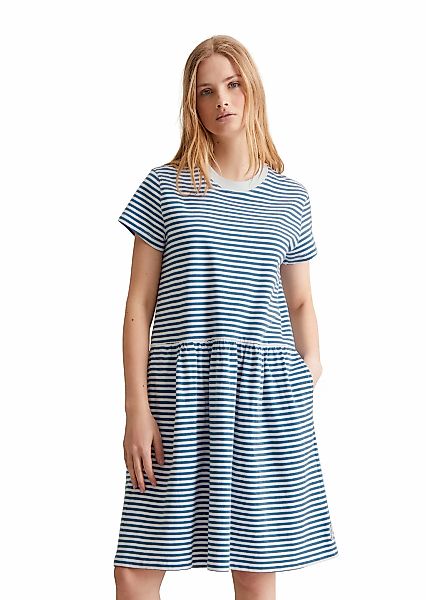 Marc OPolo DENIM Jerseykleid Seitennahttaschen fein geringelt günstig online kaufen
