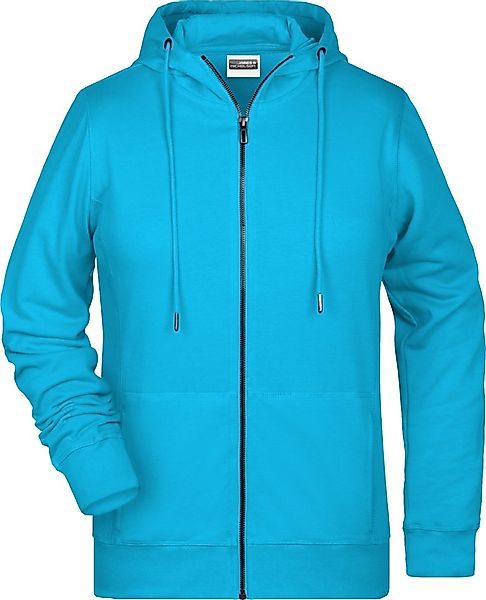 James & Nicholson Kapuzensweatjacke Leicht taillierte Damen Sweatjacke aus günstig online kaufen
