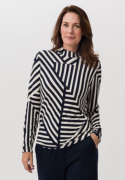 FRANK WALDER Langarmshirt mit femininen Rollkragen günstig online kaufen