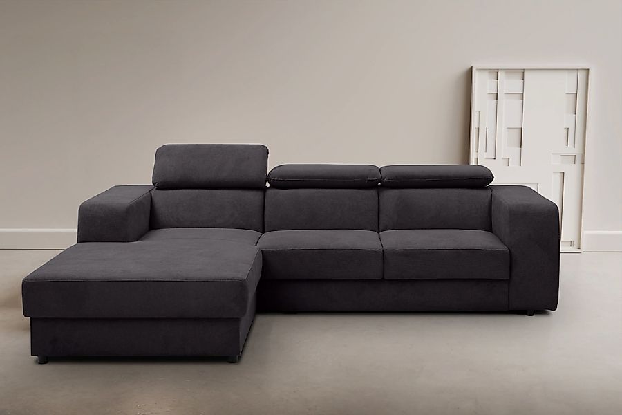 WERK2 Ecksofa "Cherry, modernes Sofa mit Komfortfunktionen, Breite 270cm, L günstig online kaufen