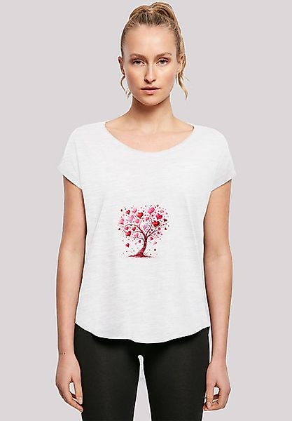 F4NT4STIC T-Shirt Herz Baum Aquarell Druck Premium Qualität günstig online kaufen