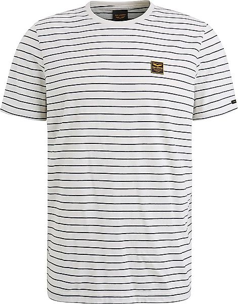 PME Legend Jersey T-Shirt Streifen Weiß   - Größe XXL günstig online kaufen