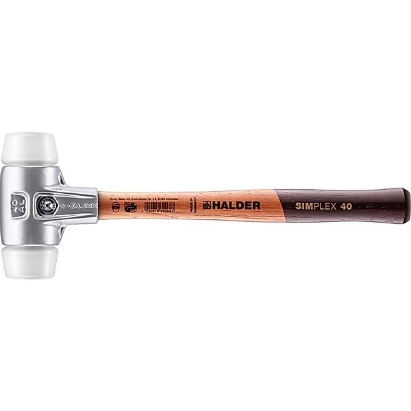 Halder Simplex Schonhammer Ø 40 mm Superplastik mit Aluminiumgehäuse günstig online kaufen