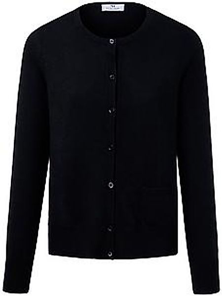 Strickjacke aus 100% Premium-Kaschmir Peter Hahn Cashmere schwarz günstig online kaufen