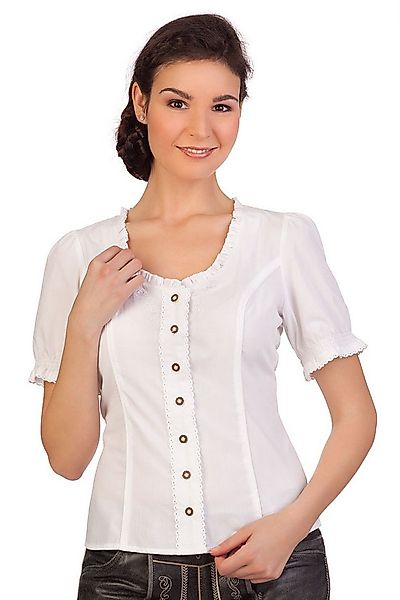 Spieth & Wensky Trachtenbluse Trachtenbluse - WINKA - rot, weiß günstig online kaufen